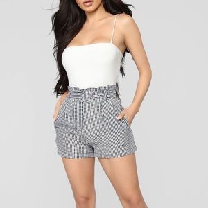 NEW. Checker Shorts
